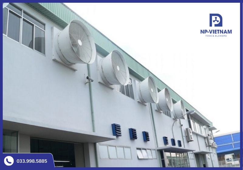 Một số dòng quạt thông gió phổ biến trên thị trường – mỗi loại có mức giá quạt thông gió khác nhau tùy thiết kế và công suất.