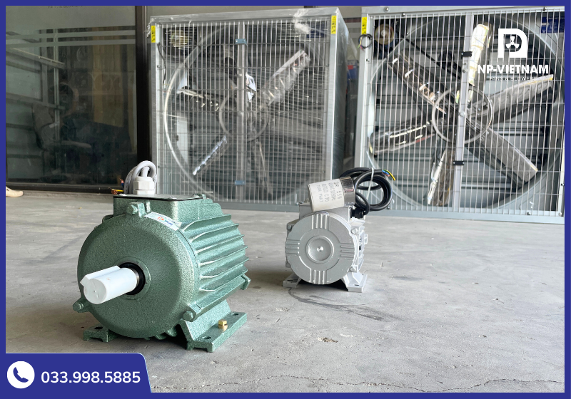 Motor là "trái tim" nên đây cũng là yếu tố quyết định đến mức giá quạt thông gió công nghiệp