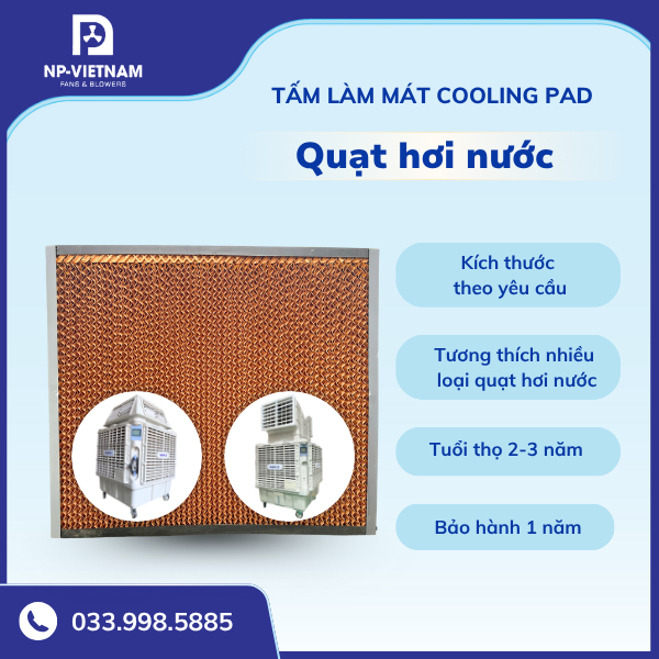 Tấm làm mát 5090 cho quạt hơi nước