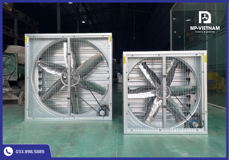 Chọn sai kích thước quạt dễ khiến lưu lượng gió không đạt yêu cầu.