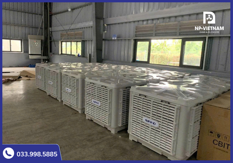 NP Việt Nam luôn sẵn hàng máy air cooler 18000 cmh cung cấp cho mọi quy mô công trình lớn nhỏ trên khắp cả nước