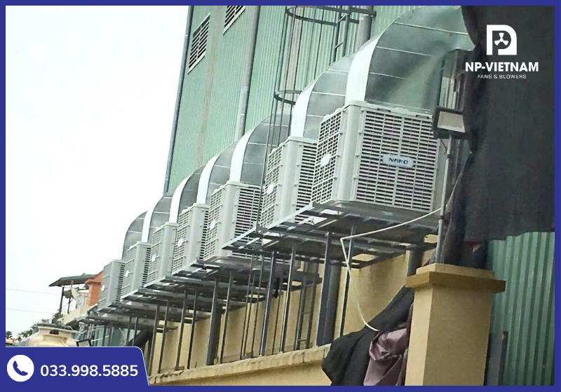 Sản phẩm dễ dàng tương thích với hệ thống thông gió làm mát nhà xưởng