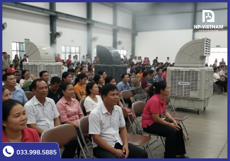 sản phẩm mang lại hiệu quả làm mát vượt trội cho khu vực đông người