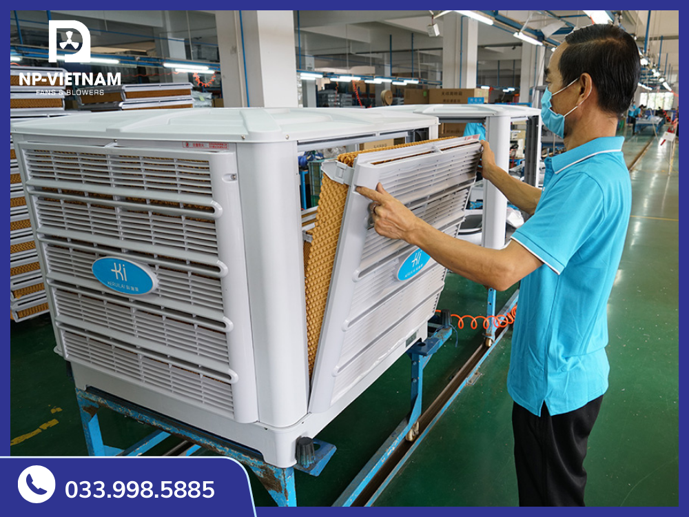 Nhà máy lắp ráp máy làm mát Keruilai