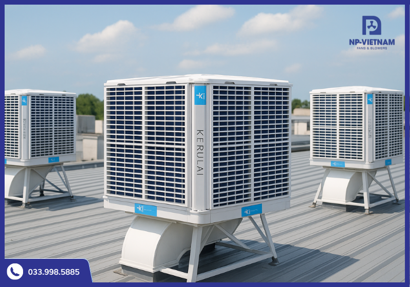 Máy nên được lắp ở những khu vực thông thoáng gió