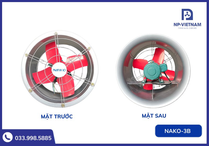 Mặt trước và mặt sau của sản phẩm