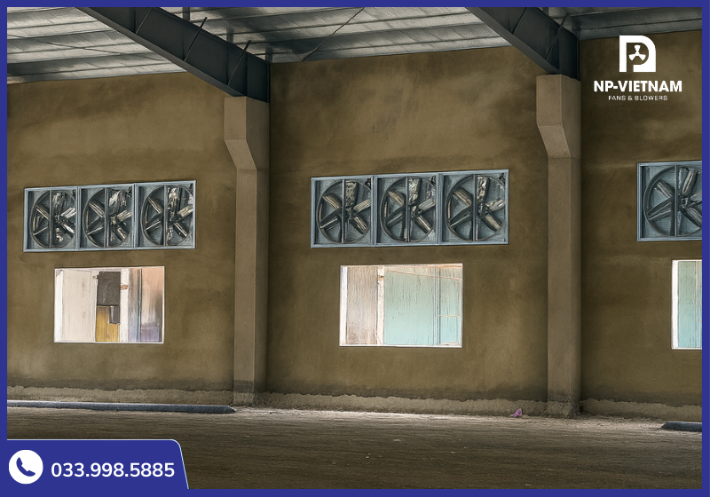 Quạt thông gió công nghiệp giá rẻ được nhiều khách hàng lựa chọn nhờ ưu điểm thực tế: giá rẻ