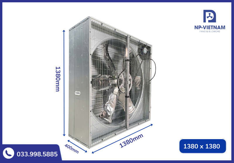 Thông số kích thước chi tiết quạt NAKO