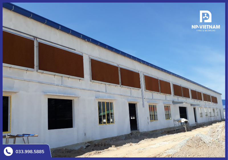 Hệ thống làm mát bay hơi sử dụng tấm làm mát HAFUJI